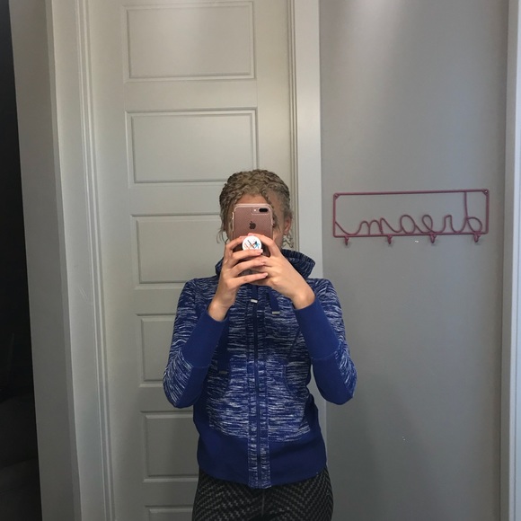 Zella blue zip up - Picture 2 of 2